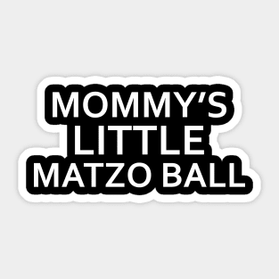 Mommy's Little Matzo Ball Sticker